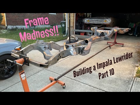 Frame reinforcing on the 1964 Impala Lowrider!! Building a Lowrider part 10!