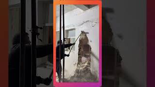Breaking Down a Wall with a Sledgehammer | Heavy Demolition