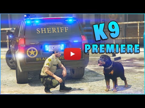 PREMIERE - K9 Patrol with Cool take downs - GTA 5 LSPDFR POLICE MOD