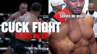 Larry Wheels Torn Bicep In Cuck Fight