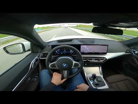 2022 Bmw i4 eDrive40 Gran Coupe - HIGHWAY POV Test drive by Supergimm45