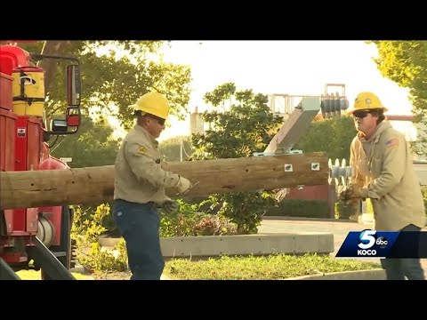 Intense winds bring down power lines in parts of OKC metro