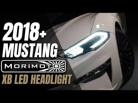 2018+ Mustang Morimoto XB LED Projector Headlights By Morimoto