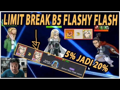 🔥🔥LANGSUNG GAS LIMIT BREAK B5 FLASHY FLASH SSR+ [DARI 5% JADI 20%] - ONE PUNCH MAN The Strongest