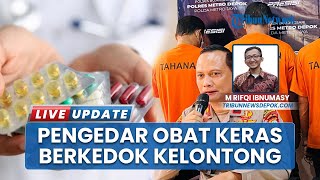 Beromzet Rp 30 juta Per Bulan, 4 Penjual Obat Terlarang di Depok Diringkus Polisi: Merusak Generasi