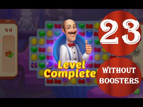 Homescapes Level 23 - [13 moves] [2022] [HD] solution of Level 23 Homescapes[No Boosters]