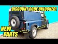 Fitting A Load Of Accessories To The Defender 110 And Revealing The Summer Discount Code For 10 OFF