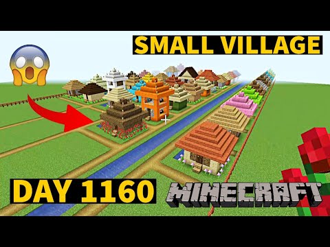 HU Smart Gamer - I build Small Village in Minecraft Creative mode 2023 Day 1160