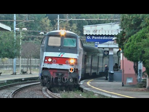 Treni in transito sulla linea lenta a Genova Pontedecimo! DEVIATI dei Giovi 2024