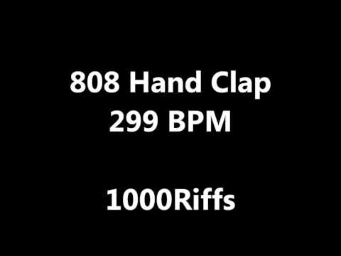 808 Hand Clap : 299 BPM - Beats Per Minute