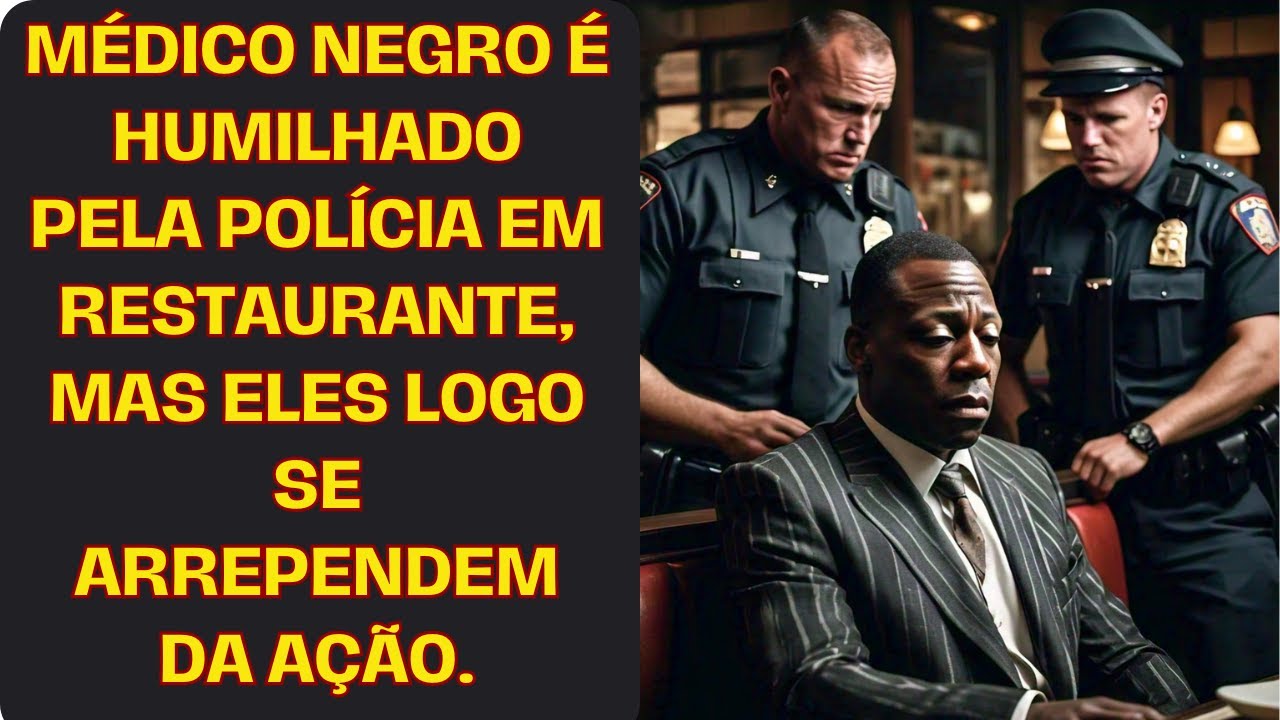 Médico negro é humilhado pela polícia em restaurante, mas eles logo se arrependem da ação.