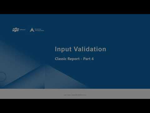 ABAP Course 08 - Classic Report Part 4: Input Validation
