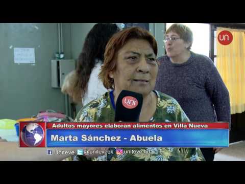 Adultos mayores elaboran alimentos en Villa Nueva