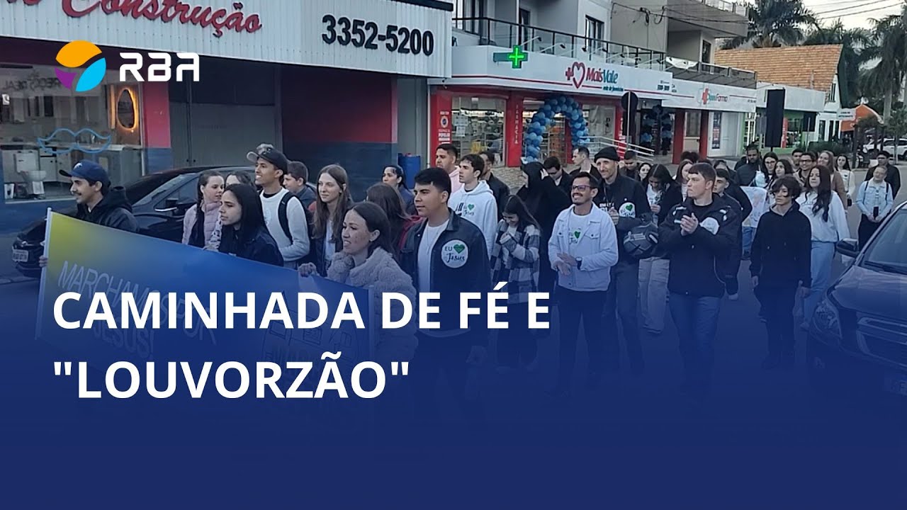 Presidente Getúlio recebe a 1ª Marcha para Jesus do Alto Vale