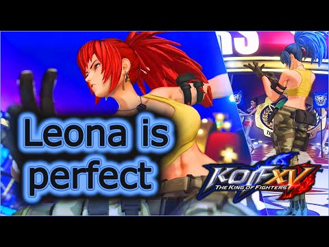 What a sick design for a female character The king of fighters XV Leona character trailer reaction
