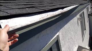Roof Edge  Metal Installation Fail - Low Ball Construction Bids and Wins the Job!