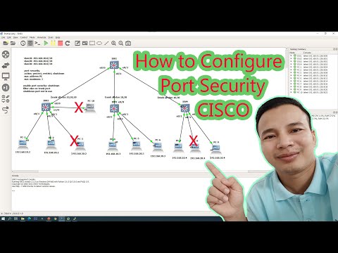 How to configure port security on CISCO Switch