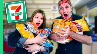 10 KOREAN FOODS You've Never Seen! UNIQUE Korean 7-Eleven Tour in Seoul