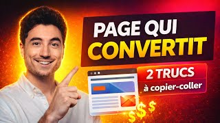 Comment créer une page d'accueil qui CONVERTIT ? (2 trucs à copier-col