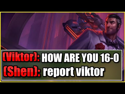 My Jayce destroyed this Viktor so hard that he INT's and gets BANNED 😂