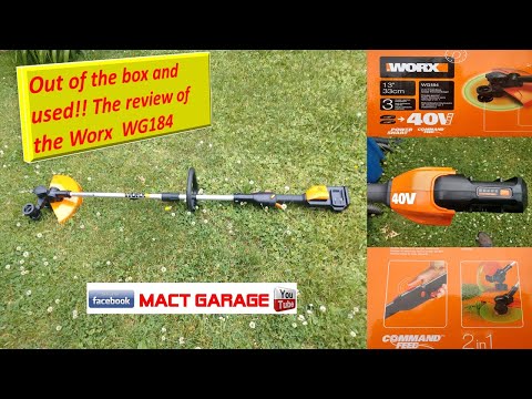 Review of WORX Power Share 40V 13 Inch 2 in1 Cordless Grass Trimmer and Edger WG184