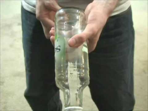 Coin pass thru glass bottle! + explanation