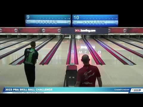 2023 PBA Skill Ball Challenge Championship Finals | Dom Barrett vs. Matt Ogle