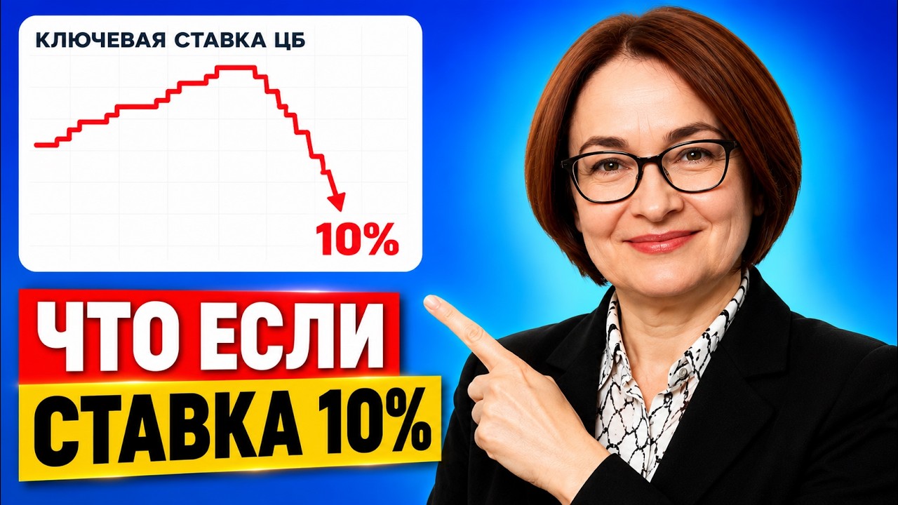 Что будет с фондовым рынком, если ЦБ снизит ставку до 10%?
