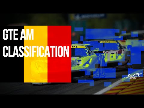 2019 TOTAL 6 Hours of Spa-Francorchamps - LM GTE Am Classification before Round 7