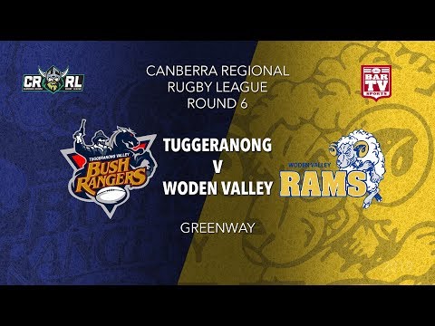 2019 Canberra Region RL - Round 6 - Tuggeranong Bushrangers v Woden Valley Rams