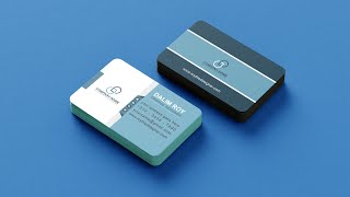 luxury business card design in illustrator | business card design
