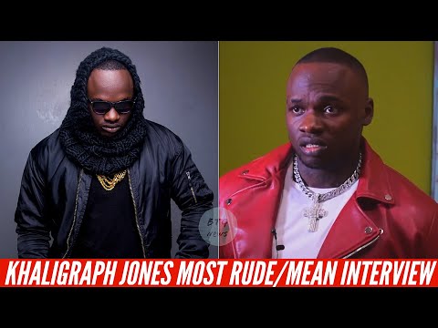KHALIGRAPH JONES MOST RUDE/MEAN INTERVIEW EVER! HE WAS IN BAD MOOD!!! |BTG News