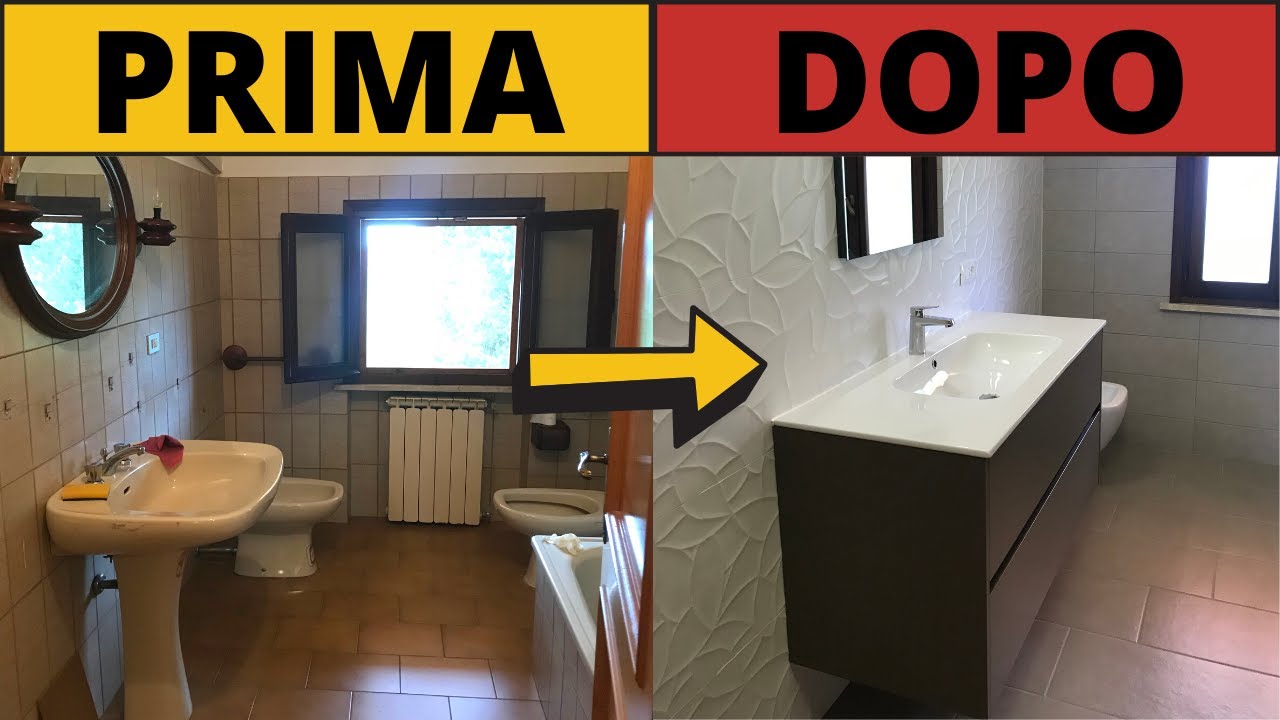 Ristrutturazione bagno prima e dopo in 7 minuti (Timelapse)