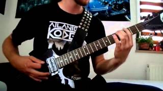 Six feet under - human target(guitar cover)