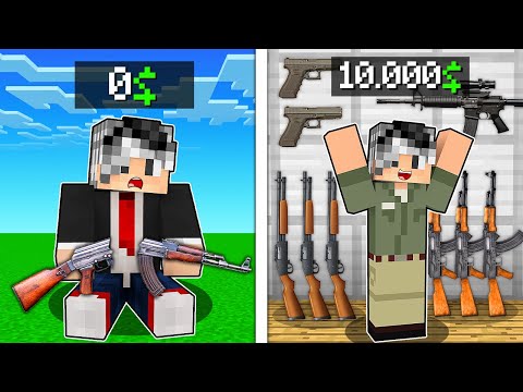 SİLAH SATARAK MİLYARDER OLDUM 😱 - Minecraft