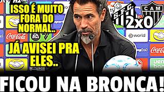 NÃO DEIXOU BARATO!! OLHA A BRONCA QUE EDUARDO DOMINGUEZ DEU APÓS SANTOS 2 x 0 ATLETICO!