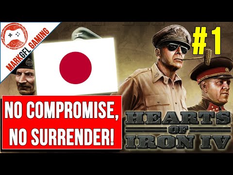 Hearts of Iron 4 Japan Playthrough - No Compromise, No Surrender DLC - part 1