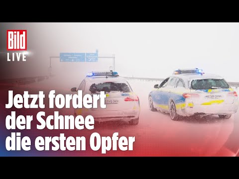 🔴 Schneechaos in Deutschland: So katastrophal ist die Wetterlage mittlerweile | BILD Live