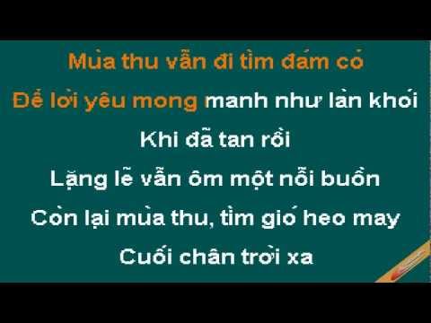 Hoa Co May Karaoke - Lê Uyên Nhi - CaoCuongPro