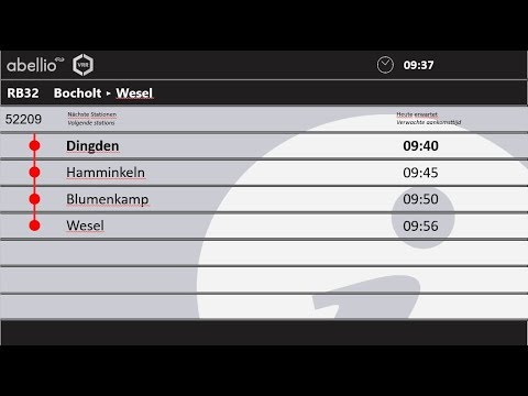 [Abellio Rail NRW] Ansagen aus der RB 32 ''Der Bocholter'' Bocholt - Wesel