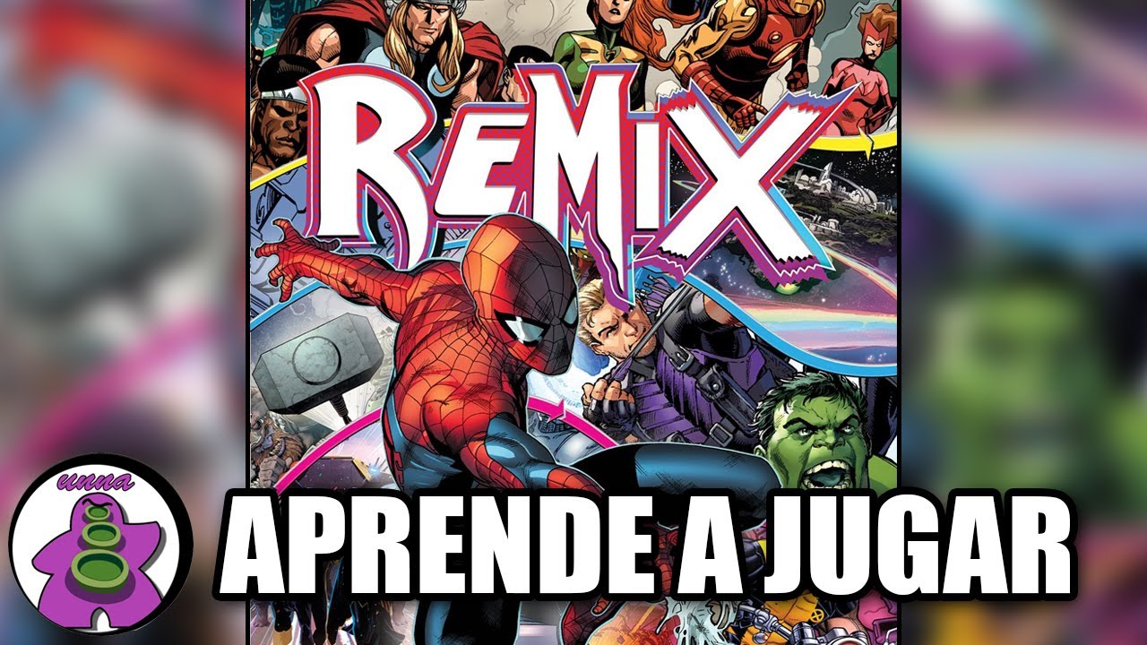 MARVEL REMIX - Cómo se juega - TUTORIAL - Juego de Mesa