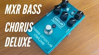 Video thumbnail for MXR Bass Chorus Deluxe by Ted Talks Bass
