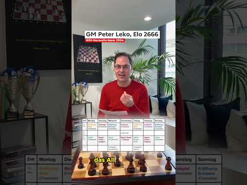 GM Peter Leko kommentiert meinen Trainingsplan, Pt. 1 ♟️ #schachlernen #chess #schachtraining