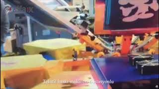 Tekstil baskı makinei 6 istasyonlu Ahtapot