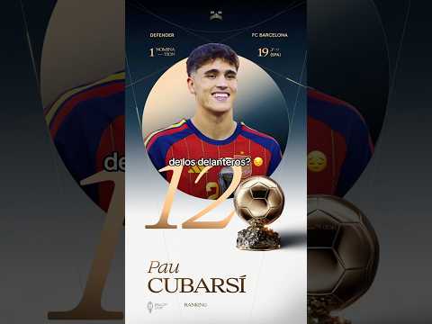 😭 CUBARSI NO ha GANADO el GOLDEN BOY 🏆 #futbol