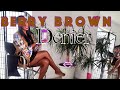 Trying On 70 Denier Purple Color Nylon Tights On Brown Skin