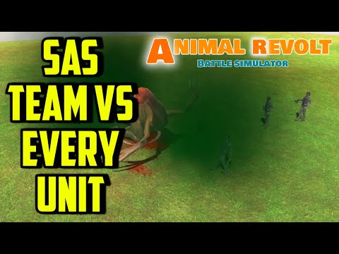 SAS Team vs Every Unit | Animal Revolt Battle Simulator | Just Battle Series