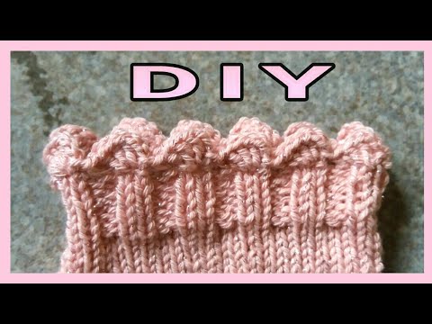Borte als Abschluss für Stulpen etc. häkeln • DIY  * Julebuergerfee