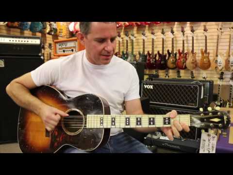 Guy King playing our 1960 Gibson Les Paul & Late 30's Gibson Century of Progress