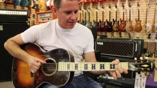 Guy King playing our 1960 Gibson Les Paul & Late 30's Gibson Century of Progress